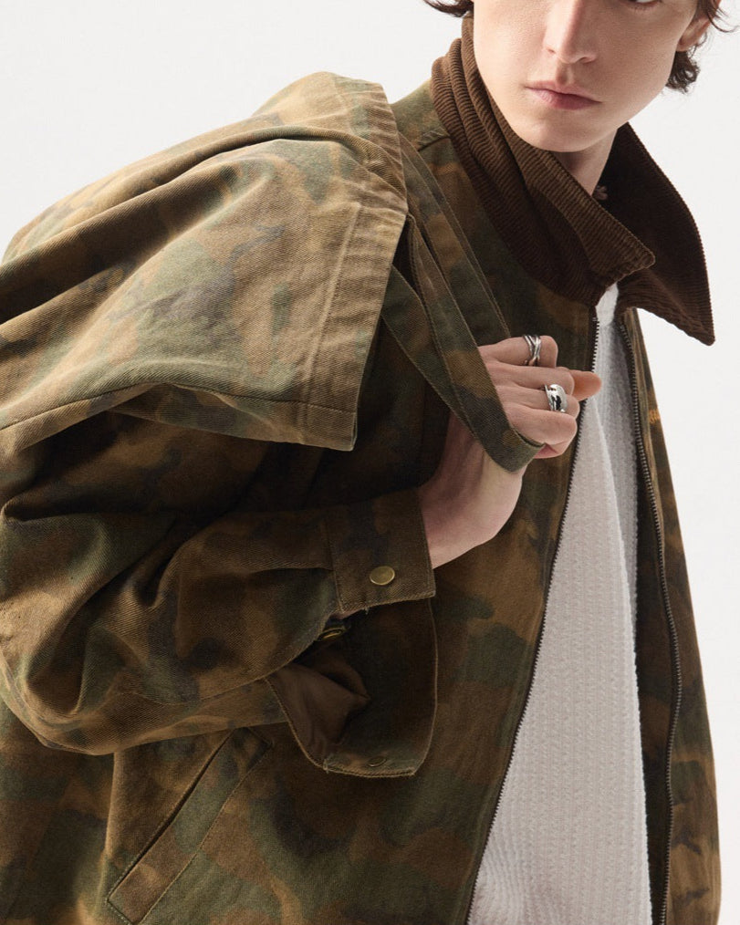 Camouflage work jacket