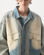 ヴィンテージウォッシュデニムジャケット