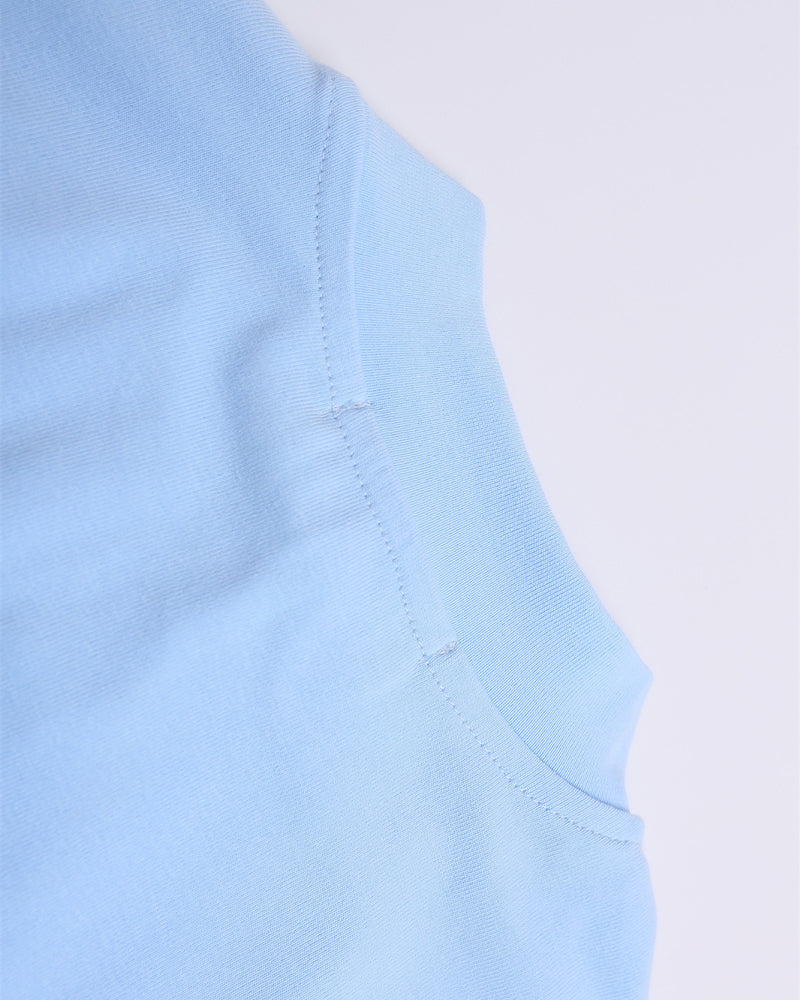 Dog print short sleeves