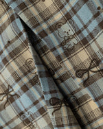 Plaid simple skirt