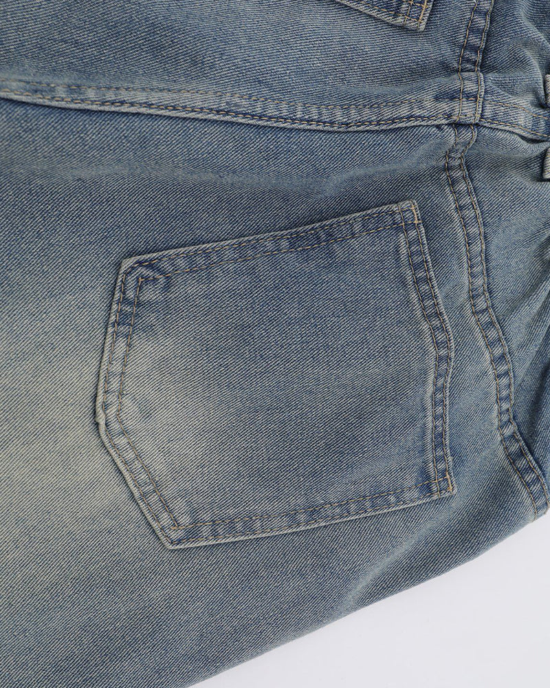 워시드 스트레이트 진