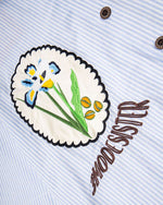 ストライプの半袖シャツ