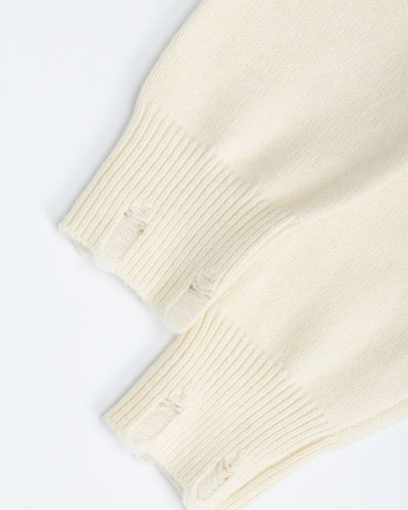 漫画柄のプルオーバーセーター