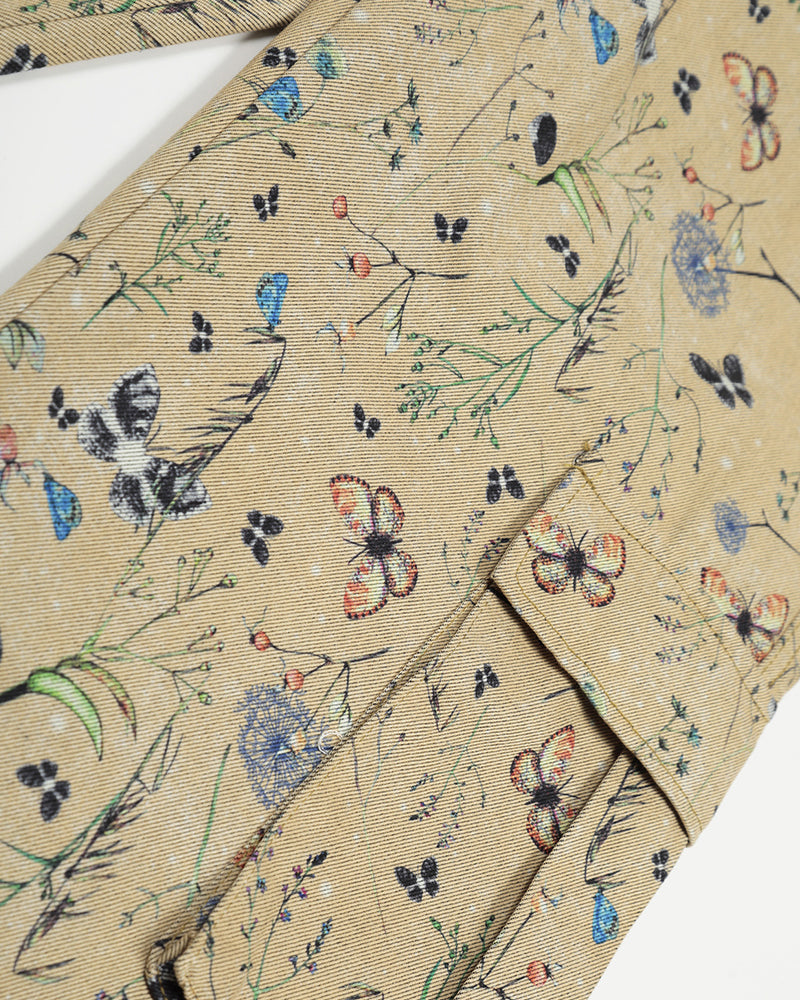 全面プリントのワークジーンズ