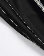 Checked Trousers with Belt