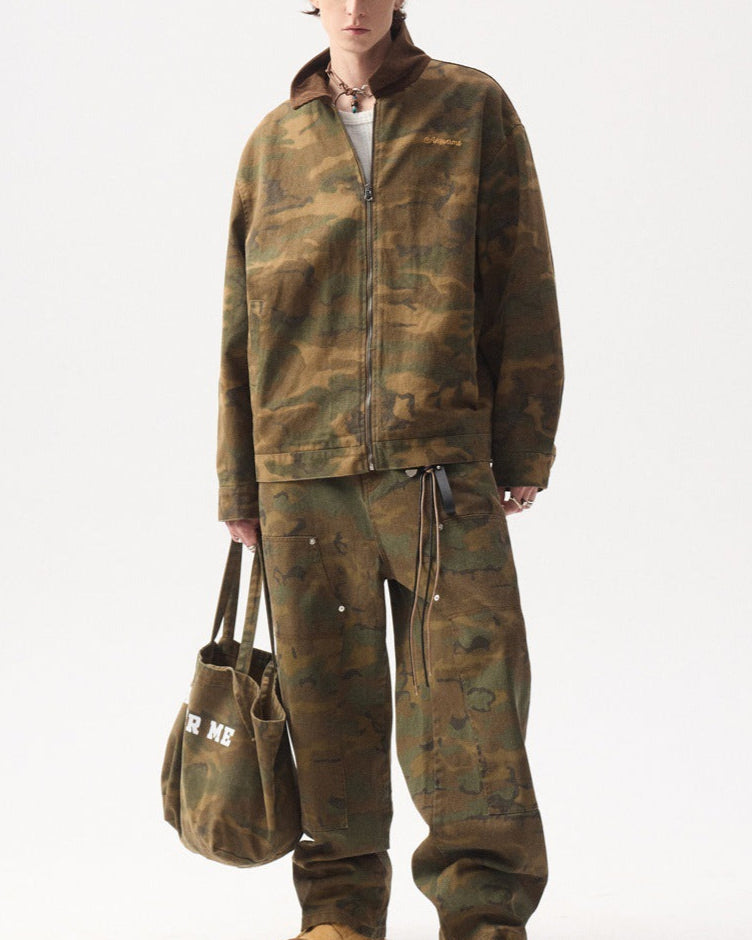 Camouflage work jacket