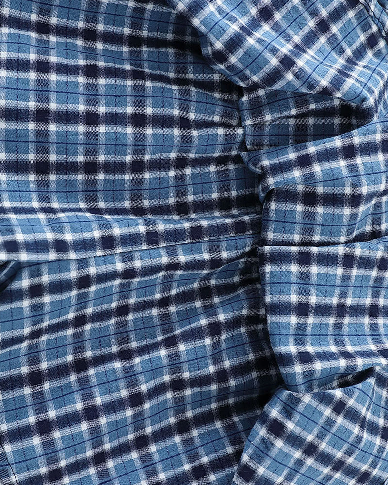 레트로 플레드 스커트