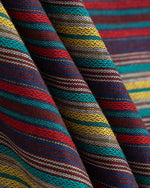 ストライプのゆったりとした半袖シャツ