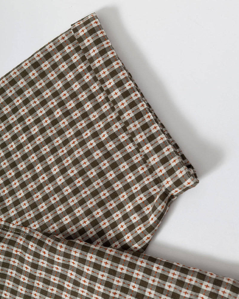 Casual Plaid Short-Sleeve Shirt