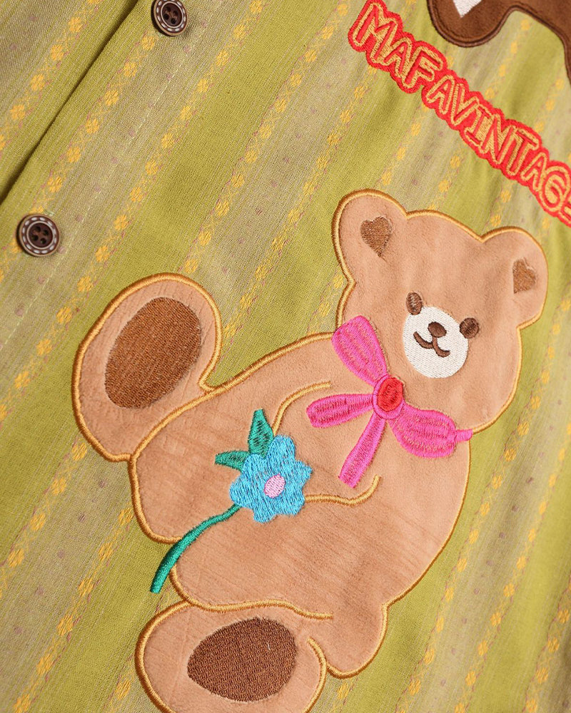 Retro cute long-sleeved shirt