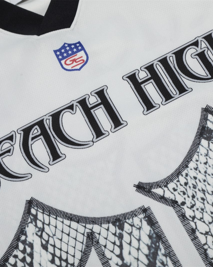 Snake print short sleeves