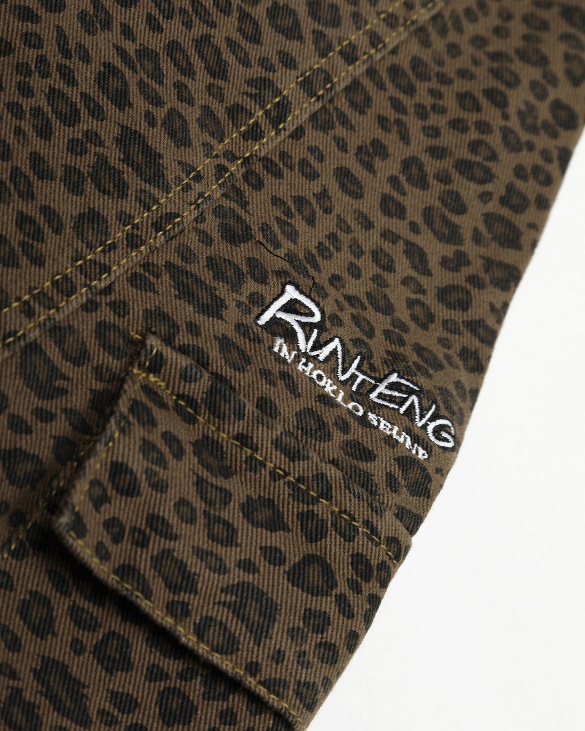 ヴィンテージ ルーズ レオパード ショートパンツ