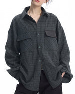 Vintage Plaid Long Sleeve Shirt