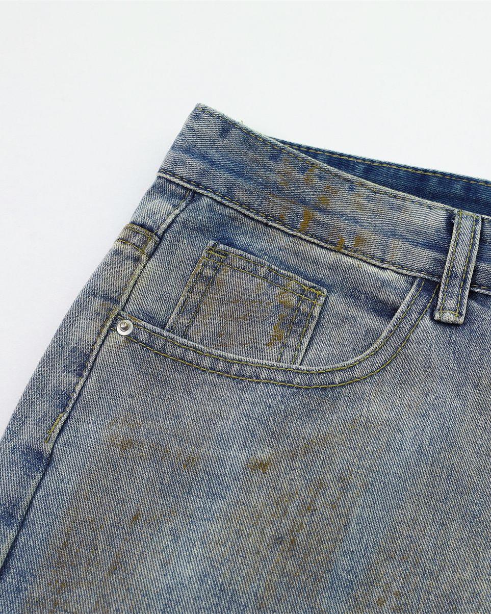 カジュアルストレートジーンズ