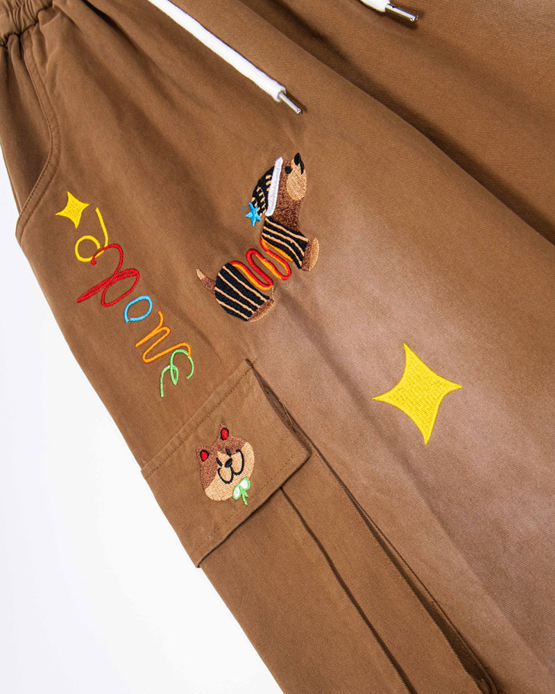 귀엽고 심플한 데님 팬츠