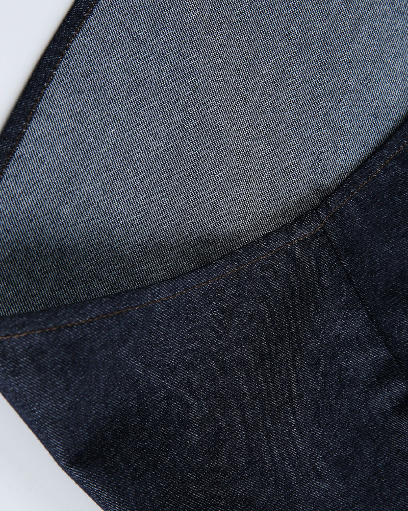 Color-block Patchwork Casual Shirt