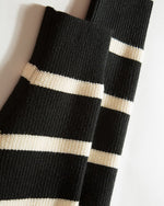 スタンドカラーハーフジップセーター