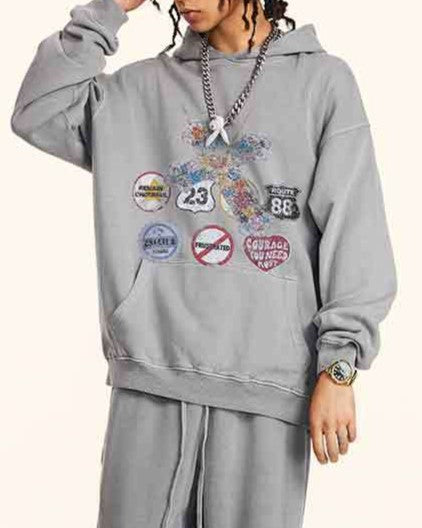 バッジパーカー