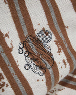 ヴィンテージ刺繍ラペルセーター