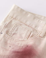 カラーインクジェットジーンズ