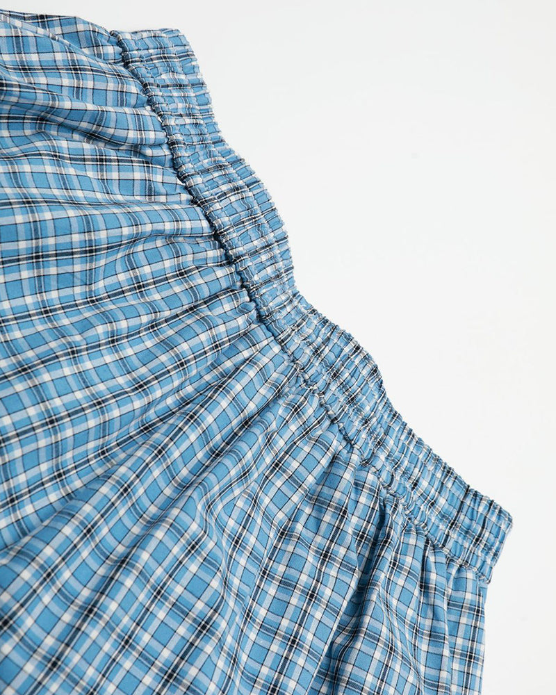 チェック柄カジュアルショートパンツ