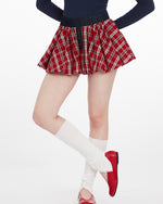 レトロなプリーツスカート