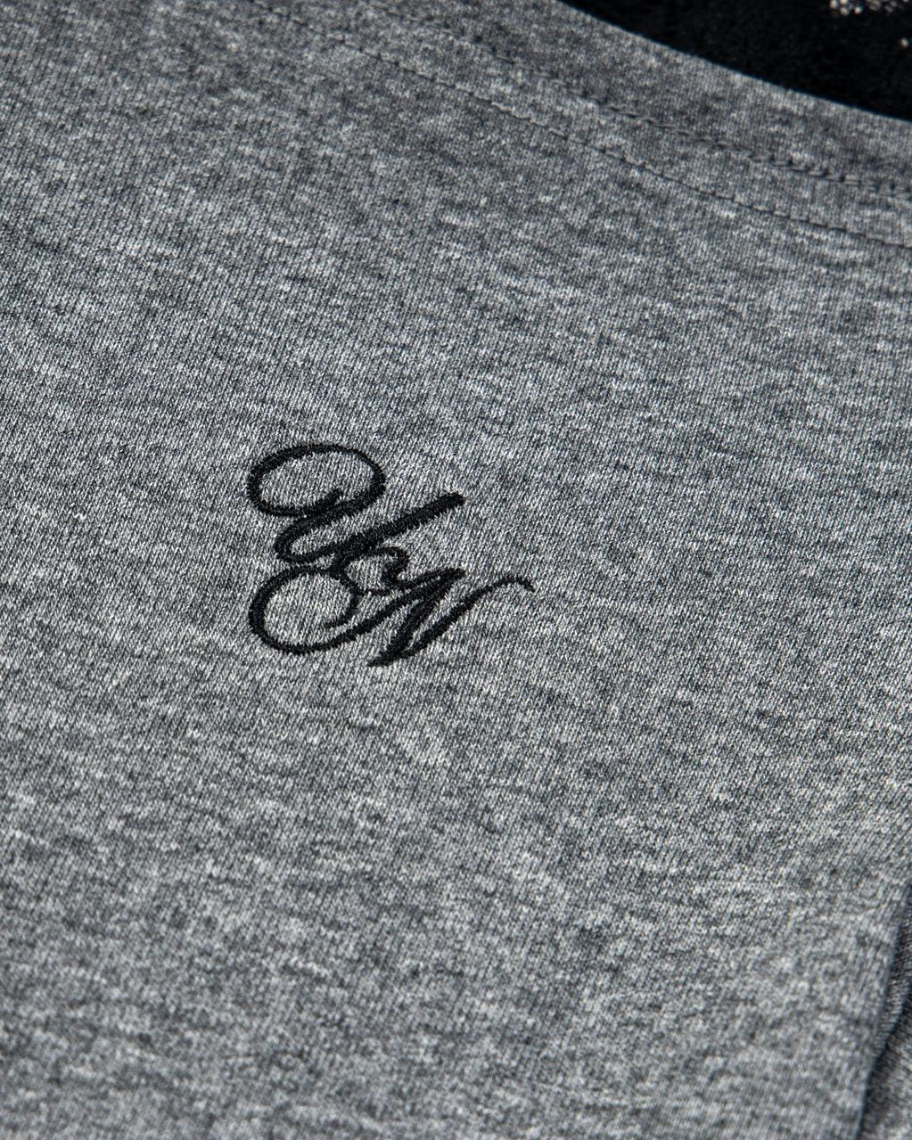 Lace halterneck short sleeves