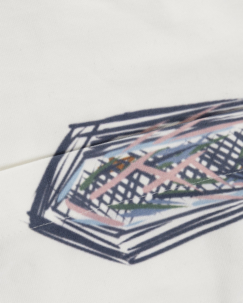 レトロなシンプルな長袖シャツ