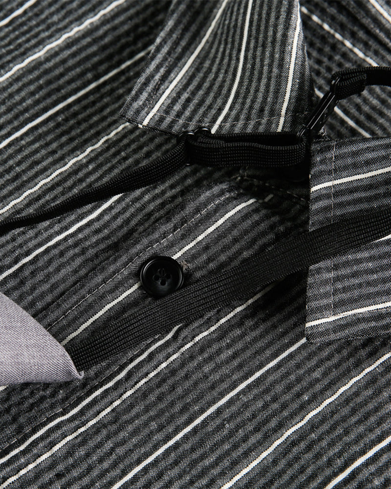 프레피 스트라이프 셔츠