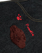 レトロシンプルデニムショートパンツ