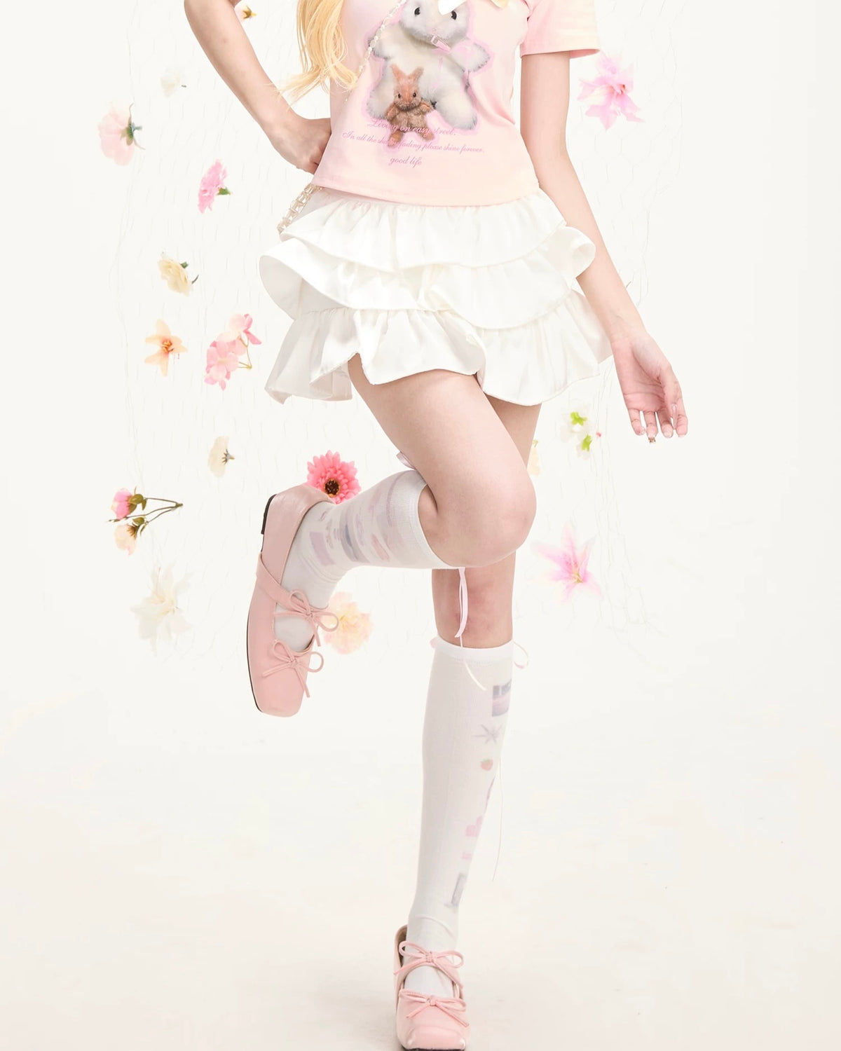 Simple design short skirt