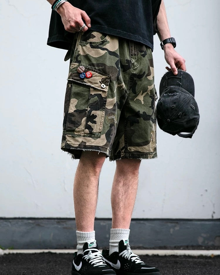 迷彩カーゴカジュアルパンツ