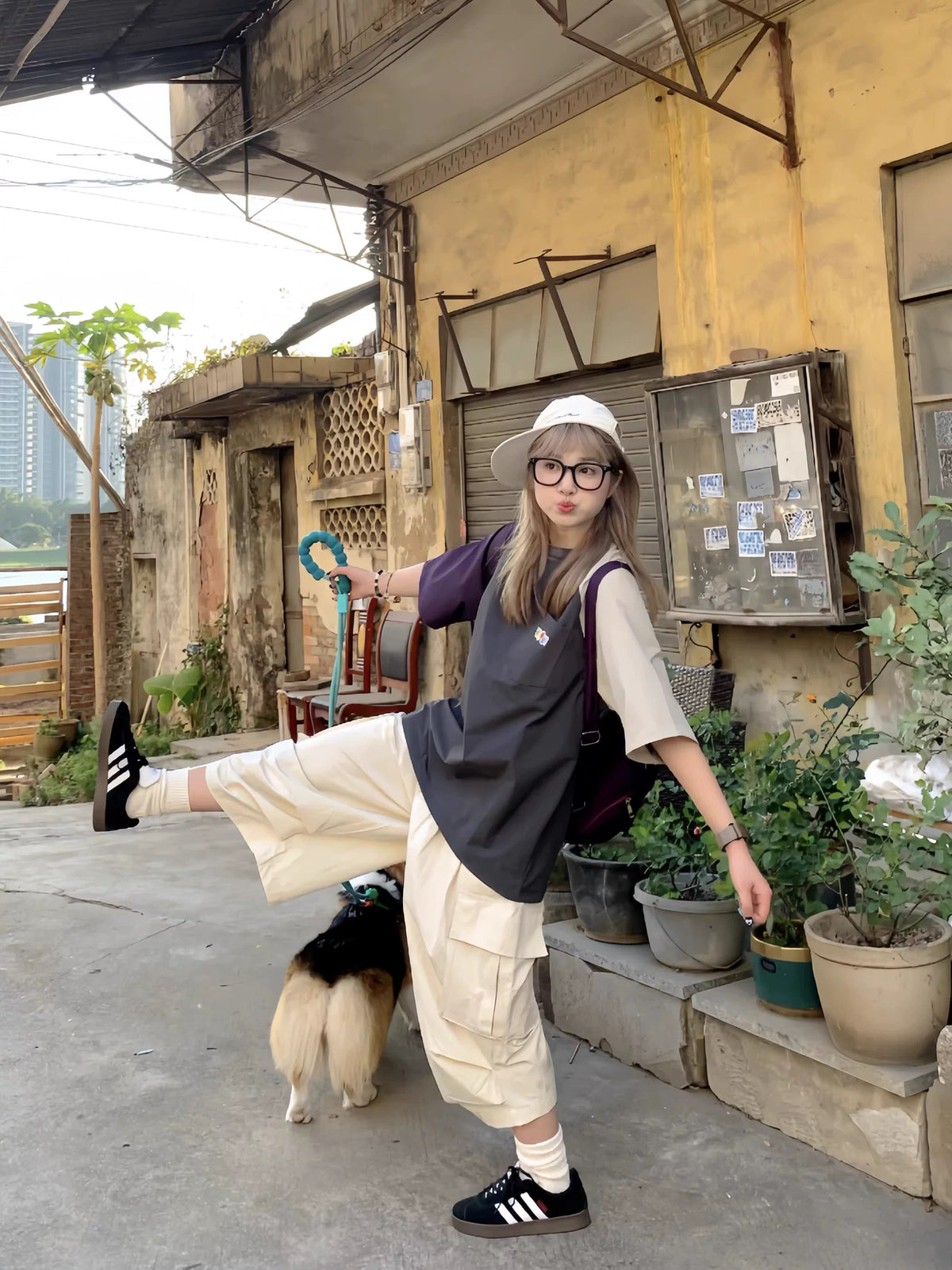 コントラストカラーの速乾性半袖