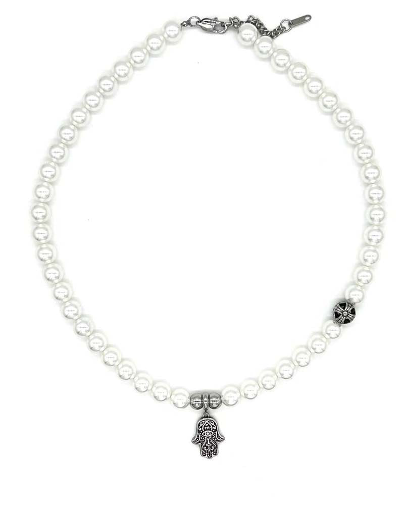 Pearl clavicle necklace
