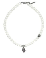 Pearl clavicle necklace