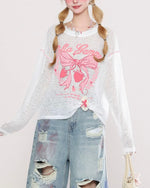 귀여운 심플한 디자인의 긴팔