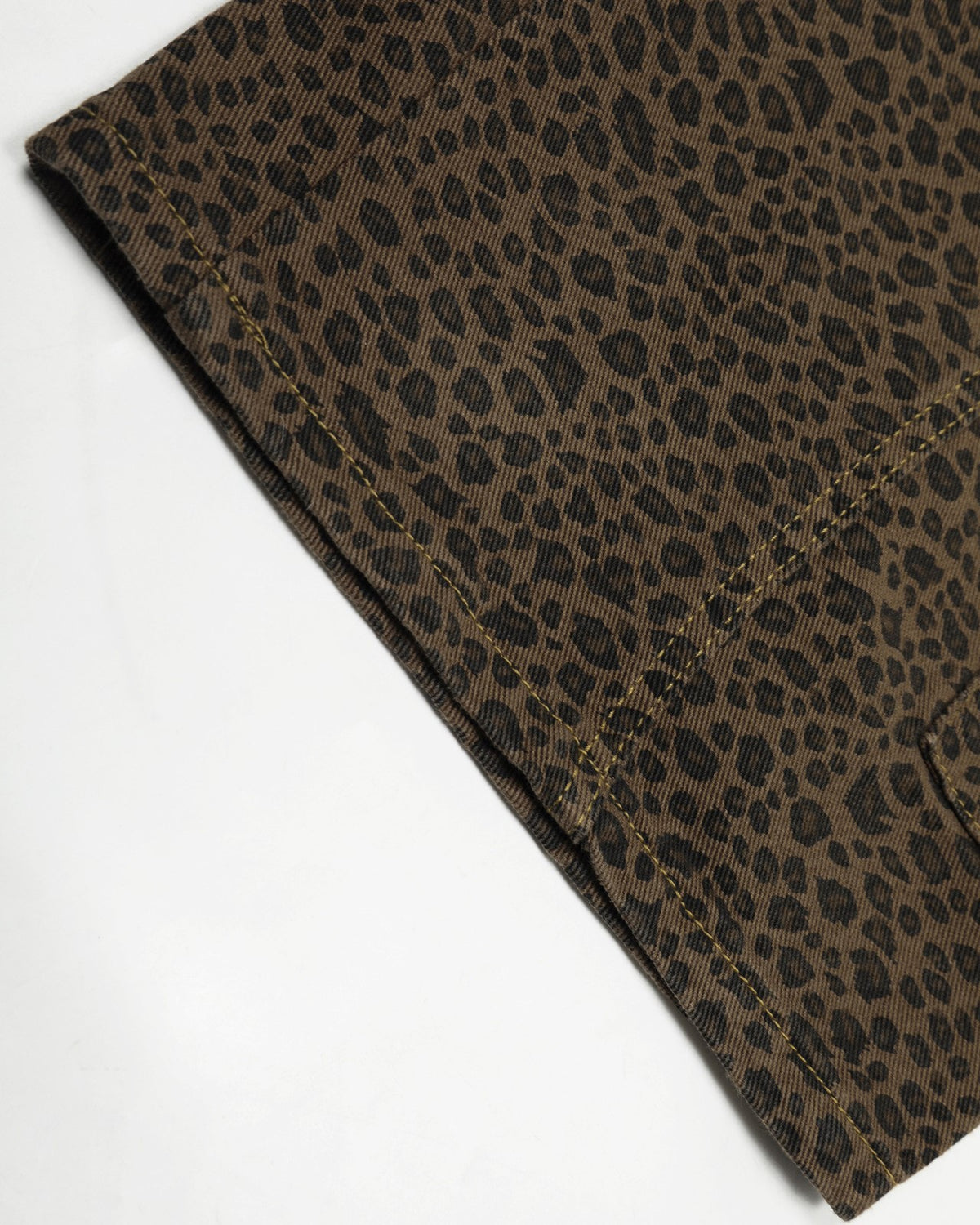 ヴィンテージ ルーズ レオパード ショートパンツ