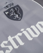 Retro colorblock letter short sleeves