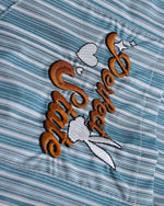 刺繍入りカジュアル半袖シャツ