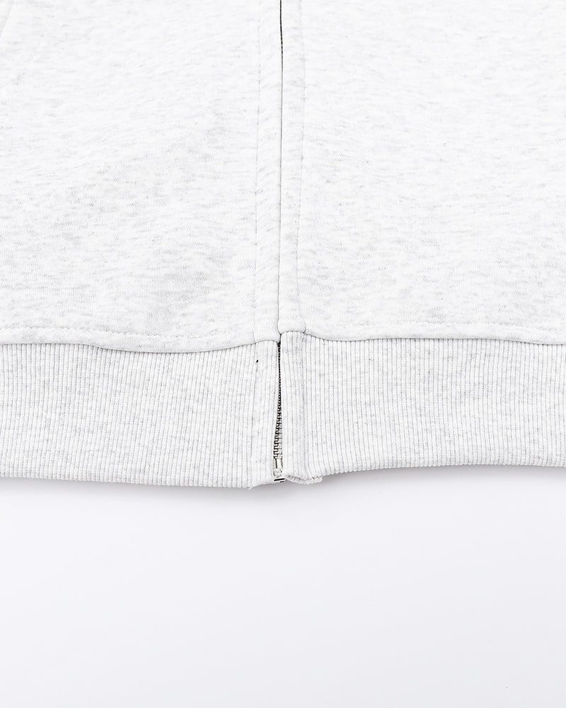 楽しいフード付きスウェットシャツジャケット