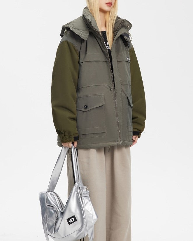 ヴィンテージのゆったりとしたコットンジャケット