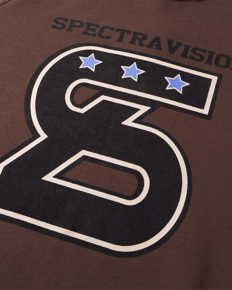 コントラストカラーのレタリングスウェットシャツ