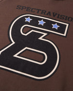 コントラストカラーのレタリングスウェットシャツ