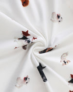 Fun pattern short sleeves