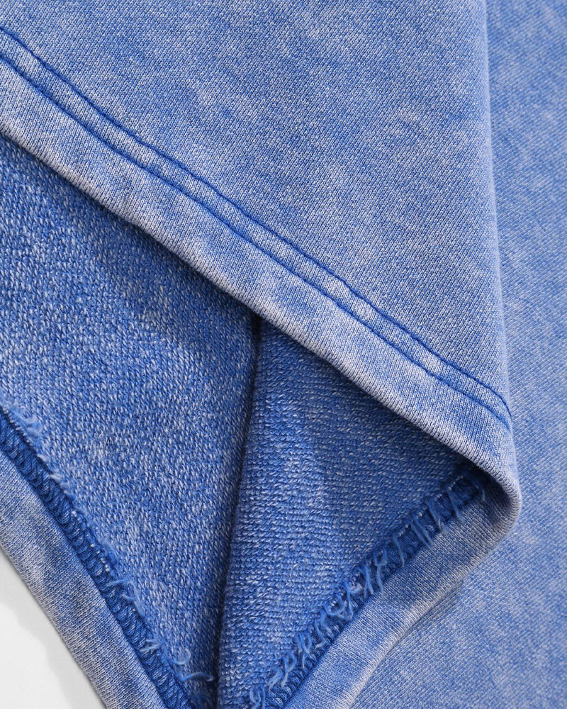 ヴィンテージウォッシュの刺繍入り長袖