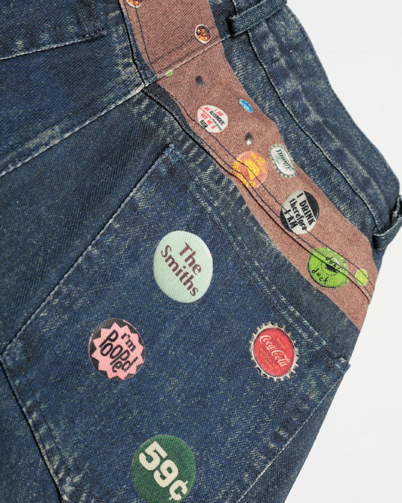 ヴィンテージバギーデニムショートパンツ
