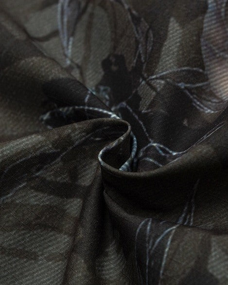 Floral camouflage shorts
