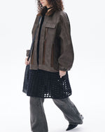 シンプルなゆったりコート