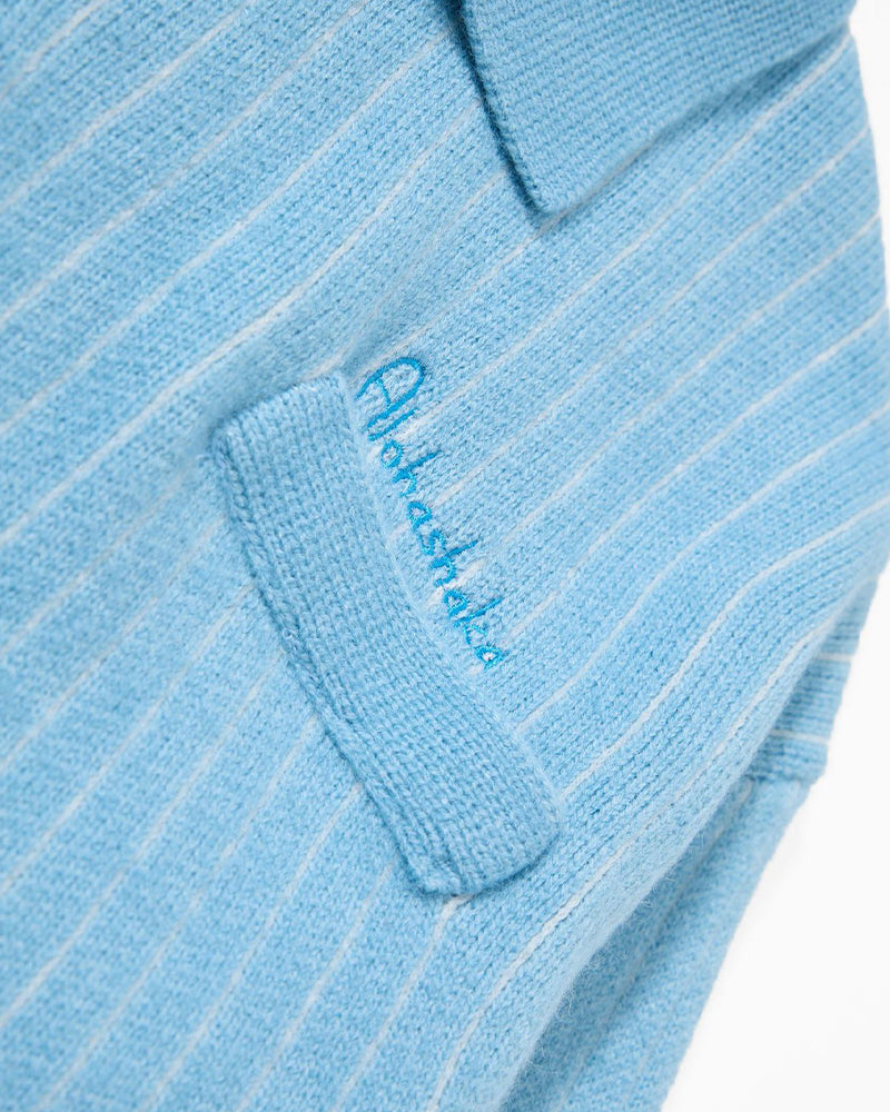 ヴィンテージストライプハーフジップセーター