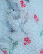 花柄プルオーバーセーター